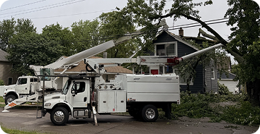 Crane Service for Storm Cleanup